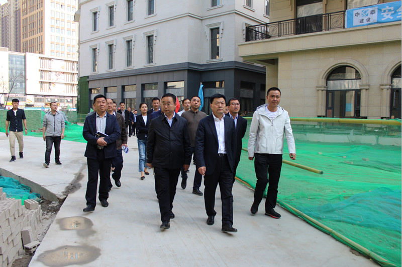 [公司要闻]未央区委书记杨建强一行视察调研四海唐人街项目建设及招商情况